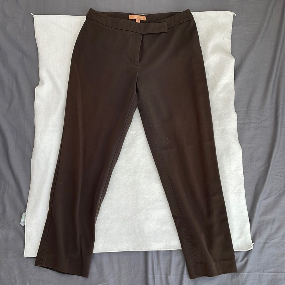 Elena Tracy brown dress pants to their pockets size women’s 8P